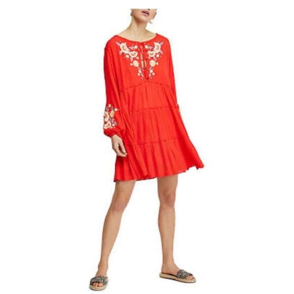 Free People Spell on You Embroidered Dress - Picture 1 of 9